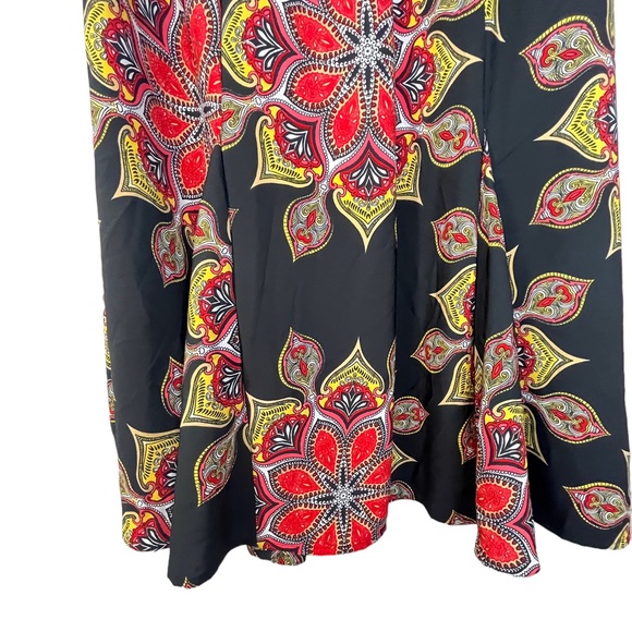 Karen Sport Maxi Boho Skirt, 1X Multicolor - Picture 3 of 8